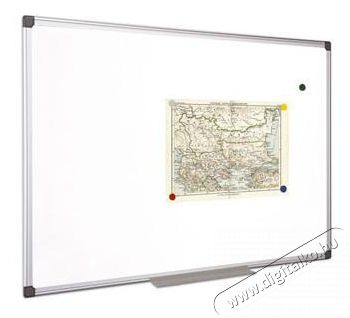 VICTORIA Fehértábla, mágneses, 60x90 cm, alumínium keret, Iroda és számítástechnika - Egyéb számítástechnikai termék - 484956