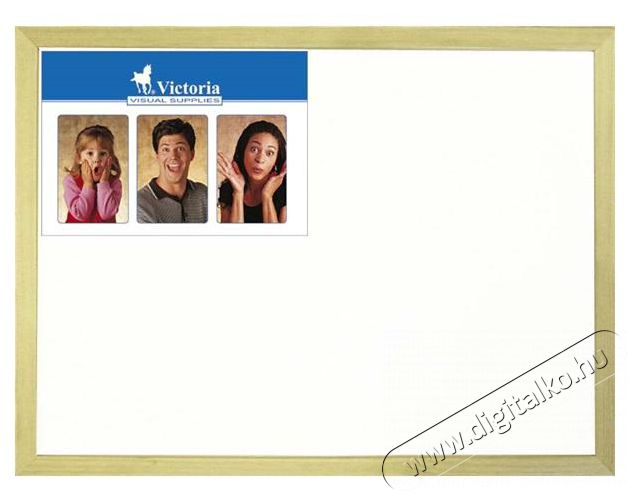 VICTORIA Fehértábla, nem mágneses, 40x60 cm, fa keret, Iroda és számítástechnika - Egyéb számítástechnikai termék - 484959