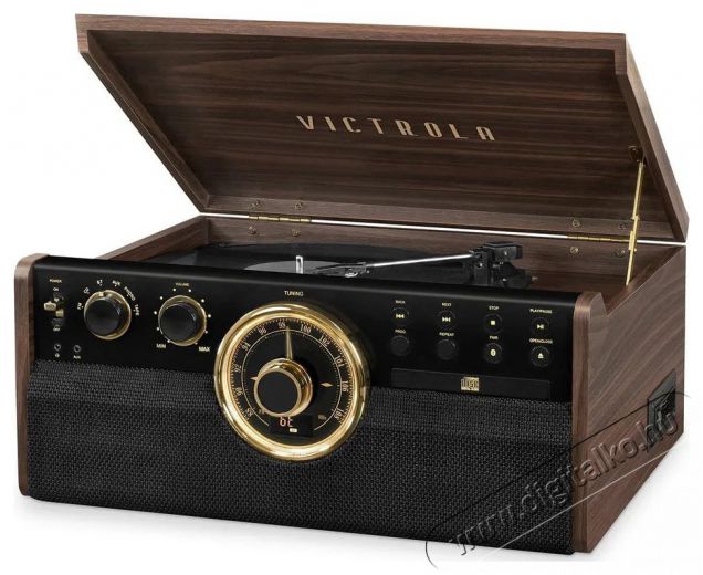 Victrola VTA-270B barna Audio-Video / Hifi / Multim&eacute;dia - Bakelit lemezj&aacute;tsz&oacute; - Bakelit lemezj&aacute;tsz&oacute; - 526603