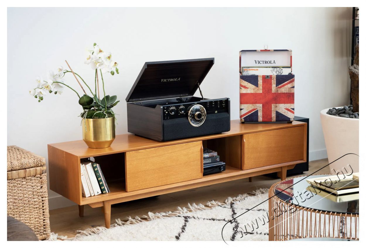 Victrola VTA-270B barna Audio-Video / Hifi / Multim&eacute;dia - Bakelit lemezj&aacute;tsz&oacute; - Bakelit lemezj&aacute;tsz&oacute; - 526603