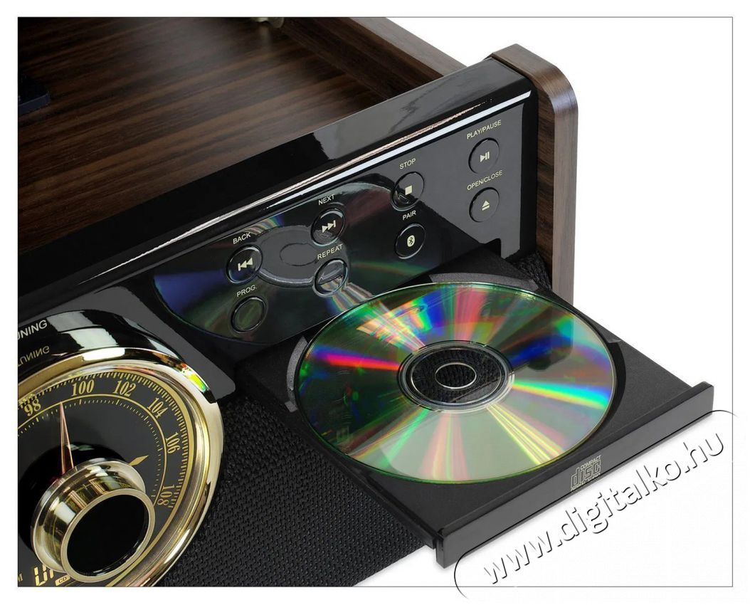 Victrola VTA-270B barna Audio-Video / Hifi / Multim&eacute;dia - Bakelit lemezj&aacute;tsz&oacute; - Bakelit lemezj&aacute;tsz&oacute; - 526603