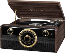 Victrola VTA-240B barna Audio-Video / Hifi / Multimédia - Bakelit lemezjátszó - Bakelit lemezjátszó - 526598