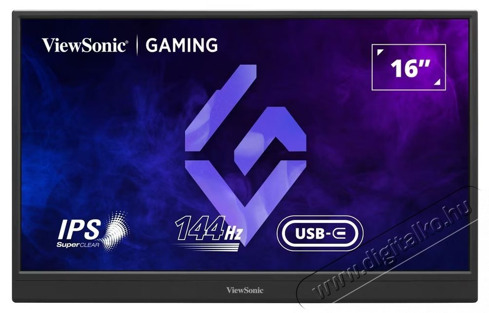VIEWSONIC VX1654 LED IPS Hordozhat&oacute; gaming monitor 16 , Full HD (1920x1080), 144Hz, 4.67ms, AMD FreeSync&trade;, USB Type-C, miniHDMI, fekete Iroda &eacute;s sz&aacute;m&iacute;t&aacute;stechnika - Monitor - Monitor - 534007