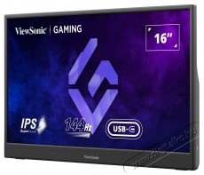 VIEWSONIC VX1654 LED IPS Hordozhat&oacute; gaming monitor 16 , Full HD (1920x1080), 144Hz, 4.67ms, AMD FreeSync&trade;, USB Type-C, miniHDMI, fekete Iroda &eacute;s sz&aacute;m&iacute;t&aacute;stechnika - Monitor - Monitor - 534007
