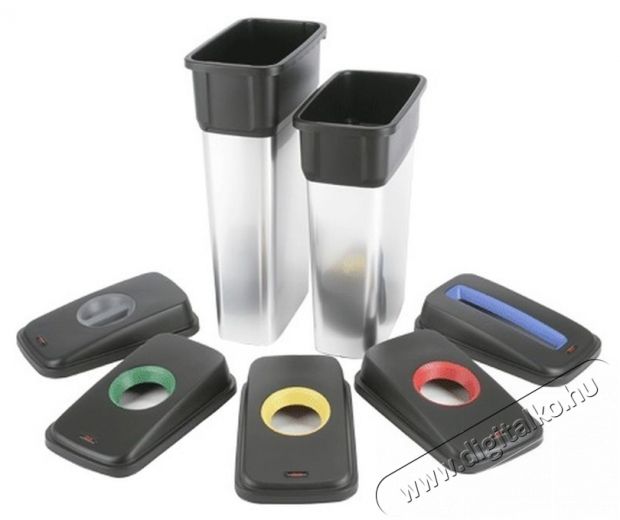 Vileda Geo hulladékgyűjtő 55 l szelektív Háztartás / Otthon / Kültér - Kültér / kerti termék / grill - Szecskázó / hulladékgyűjtő - 385056
