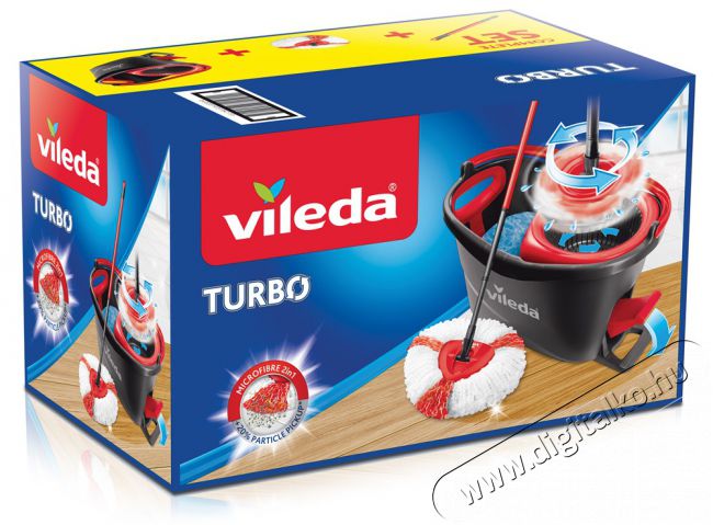 Vileda TURBO felmosó szett Háztartás / Otthon / Kültér - Tisztító / mosó - Felmosó - 411853
