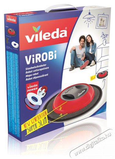 Vileda Virobi Slim takar&iacute;t&oacute;robot H&aacute;ztart&aacute;s / Otthon / K&uuml;lt&eacute;r - Porsz&iacute;v&oacute; / takar&iacute;t&oacute;g&eacute;p - Robotporsz&iacute;v&oacute; - 411979