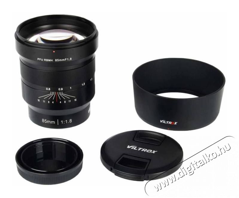 Viltrox PFU RBMH 85mm f/1.8 manuális objektív - Sony FE Fotó-Videó kiegészítők - Objektív - Fix fókuszú objektív - 350987