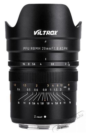 Viltrox PFU RBMH 20mm f/1.8 ASPH (NIKON Z) objektív Fotó-Videó kiegészítők - Objektív - Fix fókuszú objektív - 375697