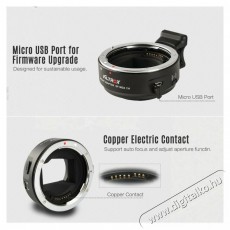 Viltrox SONY-CANON EF IV BAJ ÁTALAKÍTÓ Fotó-Videó kiegészítők - Objektív kiegészítő - Adapter - 492221