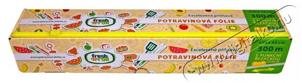 VIPOR  PVC Fresh 'n 'Roll s tekercs v&aacute;g&oacute;val 45 cm x 300 m Konyhai term&eacute;kek - F&oacute;liahegesztő - V&aacute;kumf&oacute;lia - 530250