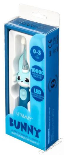 VITAMMY Nyuszi, kék Elektromos fogkefe Szépségápolás / Egészség - Száj / fog ápolás - Elektromos fogkefe - 526616