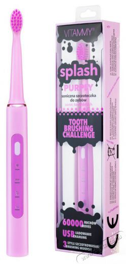 VITAMMY SPLASH, 8+, lila Elektromos fogkefe Szépségápolás / Egészség - Száj / fog ápolás - Elektromos fogkefe - 526631