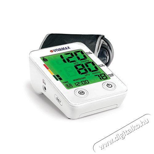 Vivamax GYV9A színes kijelzős felkaros vérnyomásmérő adapterrel Újdonságok - Új termékek - 325085
