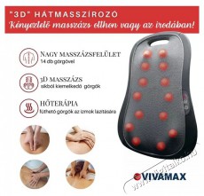 Vivamax GYVM39 3D hátmasszírozó készülék Szépségápolás / Egészség - Masszírozás / relaxáció - Egyéb masszírozó - 380627