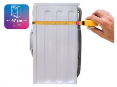 Vivax  WFL-120615B keskeny elöltöltős mosógép Háztartás / Otthon / Kültér - Mosógép / szárítógép - Elöltöltős keskeny (45cm-ig) mosógép - 384341