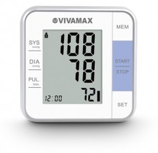 Vivamax GYV20 Csuklós vérnyomásmérő Szépségápolás / Egészség - Vérnyomásmérő - Csukló vérnyomásmérő - 384721