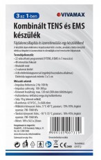 Vivamax GYVTT2 kombinált TENS és EMS készülék Szépségápolás / Egészség - Masszírozás / relaxáció - Kézi masszírozó - 427076