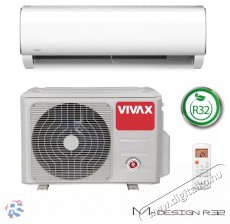 Vivax ACP-12CH35AEMI M design 3,5kW-os hűtő/fűtő klíma Háztartás / Otthon / Kültér - Ventilátor / Légkondicionáló - Split klíma - 475792