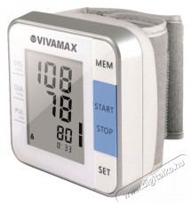 Vivamax V20 csuklós vérnyomásmérő Szépségápolás / Egészség - Vérnyomásmérő - Csukló vérnyomásmérő - 476398
