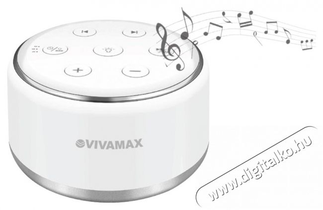Vivamax GYVFZ1 Nature&ampRelax Compact hang- és dallamterápiás (fehér zaj) készülék Szépségápolás / Egészség - Egyéb szépség / egészség termék - 476369