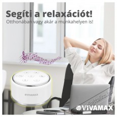 Vivamax GYVFZ1 Nature&ampRelax Compact hang- és dallamterápiás (fehér zaj) készülék Szépségápolás / Egészség - Egyéb szépség / egészség termék - 476369