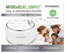 Vivamax GYVFZ1 Nature&ampRelax Compact hang- és dallamterápiás (fehér zaj) készülék Szépségápolás / Egészség - Egyéb szépség / egészség termék - 476369