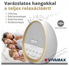 Vivamax GYVFZ2 Nature&ampRelax hang- és dallamterápiás (fehér zaj) készülék Szépségápolás / Egészség - Egyéb szépség / egészség termék - 476370