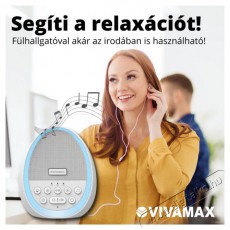 Vivamax GYVFZ2 Nature&ampRelax hang- és dallamterápiás (fehér zaj) készülék Szépségápolás / Egészség - Egyéb szépség / egészség termék - 476370