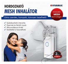 Vivamax Hordozható MESH inhalátor GYV23 Szépségápolás / Egészség - Egyéb szépség / egészség termék - 476395