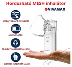 Vivamax Hordozható MESH inhalátor GYV23 Szépségápolás / Egészség - Egyéb szépség / egészség termék - 476395