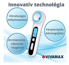 Vivamax GYVUM4 SkinMax Ultrahangos fényterápiával mélymasszázs készülék Szépségápolás / Egészség - Masszírozás / relaxáció - Egyéb masszírozó - 500145