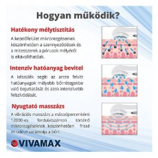 Vivamax GYVUM4 SkinMax Ultrahangos fényterápiával mélymasszázs készülék Szépségápolás / Egészség - Masszírozás / relaxáció - Egyéb masszírozó - 500145
