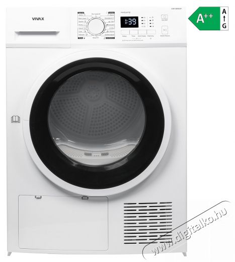 Vivax CDR-0816SHP hőszivattyús szárítógép 8kg Háztartás / Otthon / Kültér - Mosógép / szárítógép - Szárítógép - 501468