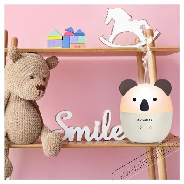 Vivamax GYVH54 ultrahangos Koala ill&oacute;olaj p&aacute;rologtat&oacute; Sz&eacute;ps&eacute;g&aacute;pol&aacute;s / Eg&eacute;szs&eacute;g - L&eacute;gtiszt&iacute;t&oacute; / p&aacute;r&aacute;s&iacute;t&oacute; / p&aacute;r&aacute;tlan&iacute;t&oacute; - P&aacute;r&aacute;s&iacute;t&oacute; - 501985