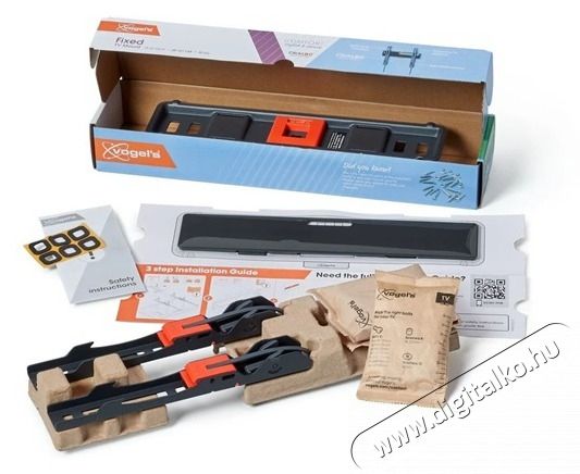 Vogels TVM3203 19-50 VESA 200x200 fix fekete fali konzol Tv kieg&eacute;sz&iacute;tők - Fali tart&oacute; / konzol - Fali tv tart&oacute; - 456410