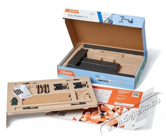 Vogels TVM3463 32-65 VESA 400x400 k&eacute;tkaros fekete fali konzol Tv kieg&eacute;sz&iacute;tők - Fali tart&oacute; / konzol - Fali tv tart&oacute; - 456420