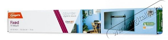 Vogels TVM3603 40-100 VESA 600x400 fix fekete fali konzol Tv kieg&eacute;sz&iacute;tők - Fali tart&oacute; / konzol - Fali tv tart&oacute; - 456421