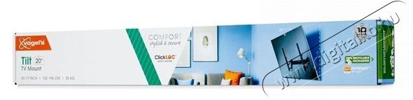 Vogels TVM3613 40-77 VESA 600x400 d&ouml;nthető fekete fali konzol Tv kieg&eacute;sz&iacute;tők - Fali tart&oacute; / konzol - Fali tv tart&oacute; - 456422