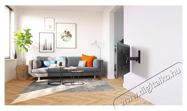 Vogels TVM3623 40-77 VESA 600x400 egykaros fekete fali konzol Tv kieg&eacute;sz&iacute;tők - Fali tart&oacute; / konzol - Fali tv tart&oacute; - 456423