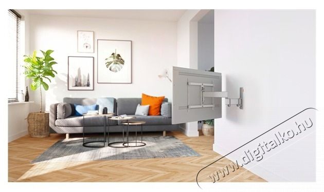 Vogels TVM3643W 40-77 VESA 600x400 k&eacute;tkaros feh&eacute;r fali konzol Tv kieg&eacute;sz&iacute;tők - Fali tart&oacute; / konzol - Fali tv tart&oacute; - 456425