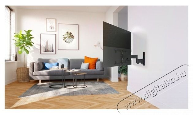 Vogels TVM3663 40-77 VESA 600x400 k&eacute;tkaros fekete fali konzol Tv kieg&eacute;sz&iacute;tők - Fali tart&oacute; / konzol - Fali tv tart&oacute; - 456426