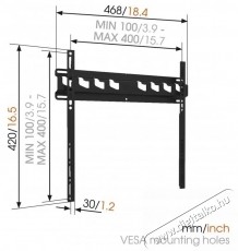 Vogels MA3000 32-55 -es telev&iacute;zi&oacute;khoz TV tart&oacute; konzol Tv kieg&eacute;sz&iacute;tők - Fali tart&oacute; / konzol - Fali tv tart&oacute; - 532392
