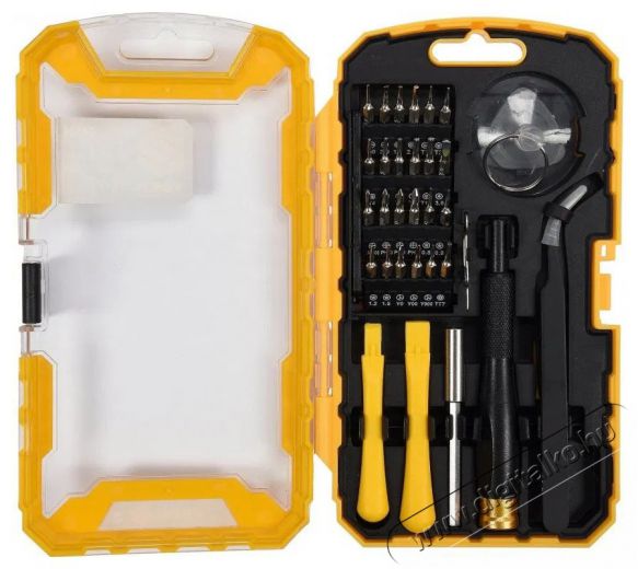 VOREL Csavarh&uacute;z&oacute; mobiltelefonhoz, 32 db H&aacute;ztart&aacute;s / Otthon / K&uuml;lt&eacute;r - Szersz&aacute;m - Csavarh&uacute;z&oacute; / kulcs / f&uacute;r&oacute; / szersz&aacute;m k&eacute;szlet - 520318