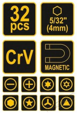 VOREL Csavarh&uacute;z&oacute; mobiltelefonhoz, 32 db H&aacute;ztart&aacute;s / Otthon / K&uuml;lt&eacute;r - Szersz&aacute;m - Csavarh&uacute;z&oacute; / kulcs / f&uacute;r&oacute; / szersz&aacute;m k&eacute;szlet - 520318