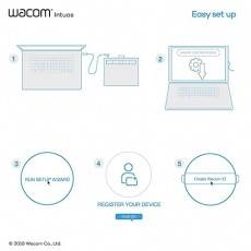 Wacom Intuos S digitális rajztábla (CTL-4100K-N) - fekete Iroda és számítástechnika - Digitalizáló eszköz - Digitalizáló tábla - 337703