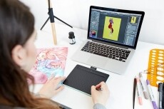 Wacom Intuos S digitális rajztábla (CTL-4100K-N) - fekete Iroda és számítástechnika - Digitalizáló eszköz - Digitalizáló tábla - 337703