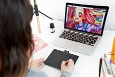 Wacom Intuos S Bluetooth North digitális rajztábla (CTL-4100WLE-N) - pisztácia Iroda és számítástechnika - Digitalizáló eszköz - Digitalizáló tábla - 337704
