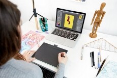 Wacom Intuos M Bluetooth North digitális rajztábla (CTL-6100WLE-N) - pisztácia Iroda és számítástechnika - Digitalizáló eszköz - Digitalizáló tábla - 337696