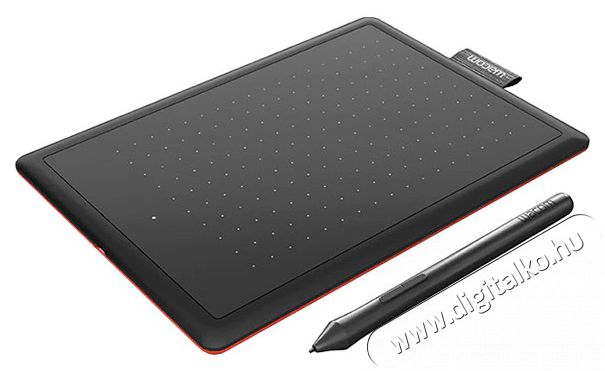 Wacom One by Wacom CTL-472 Small digit&aacute;lis rajzt&aacute;bla, Fekete/Piros Iroda &eacute;s sz&aacute;m&iacute;t&aacute;stechnika - Digitaliz&aacute;l&oacute; eszk&ouml;z - Digitaliz&aacute;l&oacute; t&aacute;bla - 493774